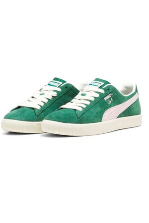 sneakers in pelle verde PUMA KIDS | 39196210